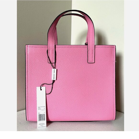 New Marc Jacobs Mini Grind Leather Tote Petal Pink - Picture 4 of 5